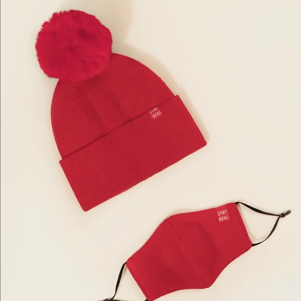 Mask & beanie matching set